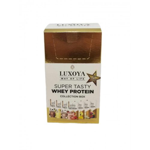 Luxoya - Whey Protein - Tejsavó koncentrátum italpor Box 7x30g (7x1 íz)