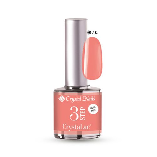 Crystal Nails - 3 STEP HEMA FREE CRYSTALAC - HF3SG1 - GLOWY FLAMINGO - 8ml