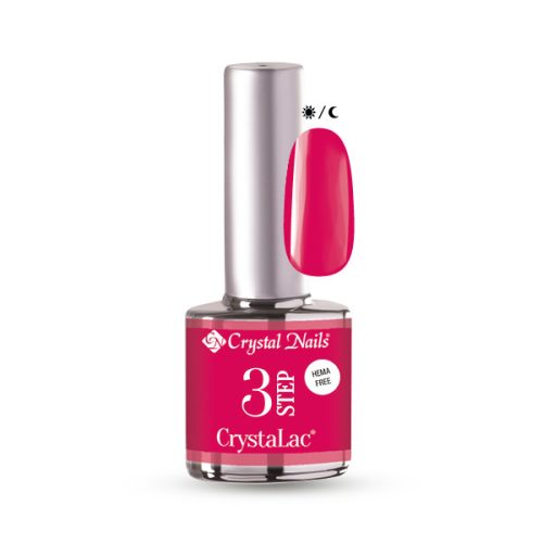 Crystal Nails - 3 STEP HEMA FREE CRYSTALAC - HF3SG4 - GLOWY MAGENTA  - 8ml