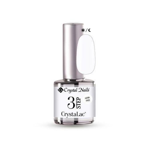 Crystal Nails - 3 STEP HEMA FREE CRYSTALAC - GLOWY WHITE - 4ml