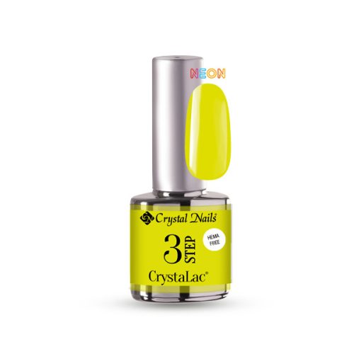 Crystal Nails - 3 STEP HEMA FREE CRYSTALAC - HF11 - NEON SÁRGA  - 4ML