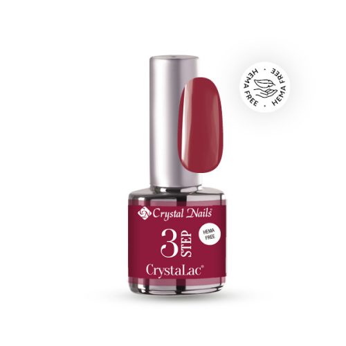 Crystal Nails - 3 STEP HEMA FREE CRYSTALAC - HF17 - BURGUNDY CSÓK - 4ML
