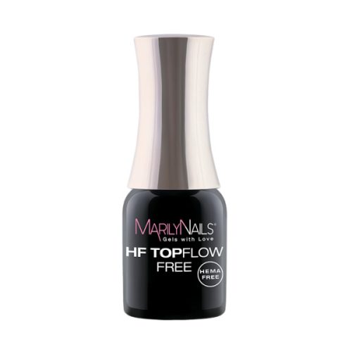 MarilyNails - TOPFLOW FREE - HEMA FREE - Fixálásmentes fedőfény gél lakkokhoz - 4ml