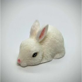 Szappan - Fehér fekvő nyuszi szappan - 3.