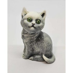 Szappan - Fehér-szürke cica szappan -1.