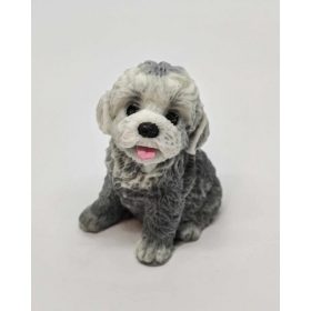 Szappan - Bichon szürke - fehér kutya - szappan - 2.