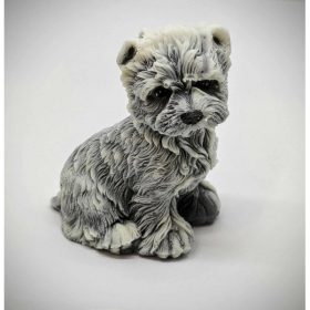 Szappan - Szürke ülő Yorki kutya - szappan