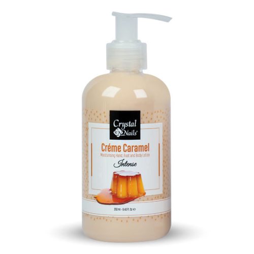 Crystal Nails - MOISTURISING HAND, FOOT AND BODY LOTION - CRÉME CARAMEL - INTENSE - 250ML - Limitált!