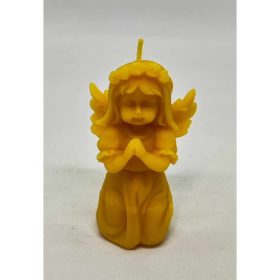 Méhviasz gyertya - Térdelő angyalka