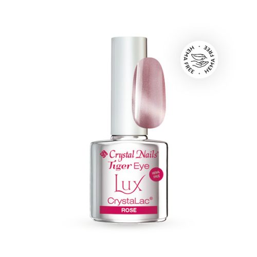 Crystal Nails - TIGER EYE LUX - HEMA FREE CRYSTALAC - ROSE - 4ML - THF