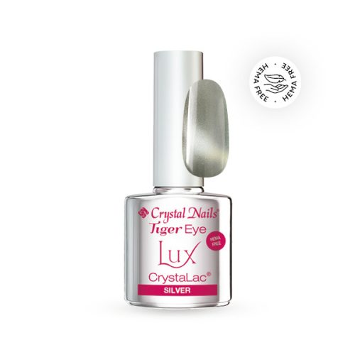 Crystal Nails - TIGER EYE LUX - HEMA FREE CRYSTALAC - SILVER - 4ML - THF