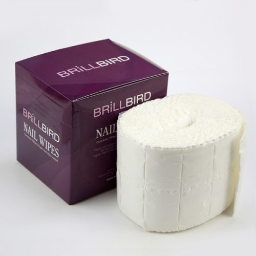 BrillBird - Papírtörlő lapok - NAIL WIPES - 500 db-os