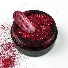 Brillbird - Dual Holo Csillám - Piros- H4@