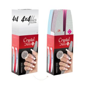 Crystal Nails - 4X4 FILES RESZELŐ KÉSZLET