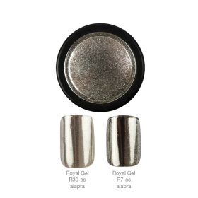 CRYSTAL NAILS - CHROMIRROR KRÓM PIGMENTPOR - EZÜST