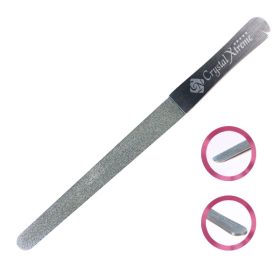   Crystal Nails -XTREME ROZSDAMENTES ACÉL RESZELŐ (80/120) - HOSSZÚ