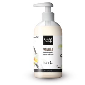   Crystal Nails - MOISTURISING HAND, FOOT AND BODY LOTION - VANILLA - 250ML
