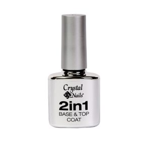  Crystal Nails - 2 in 1 - Alapozó és fedőlakk egyben - 13ml