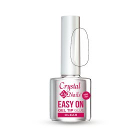 Crystal Nails - EASY ON GEL TIP GLUE - CLEAR - 8ML