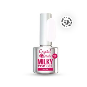 Crystal Nails - HEMA FREE - MILKY TOP GEL - WHITE - 4ML - THF   Crystal Nails - HEMA FREE - MILKY TOP GEL - WHITE - 4ML - THF
