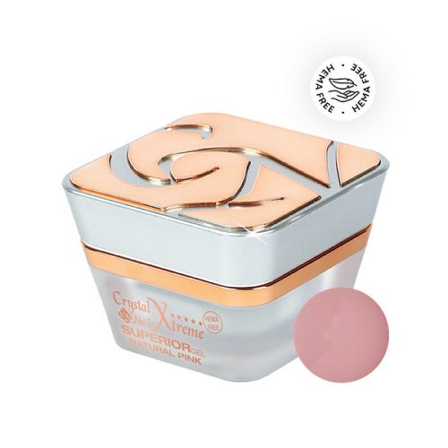Crystal Nails - XTREME SUPERIOR HEMA FREE GEL - NATURAL PINK - 50ML - THF