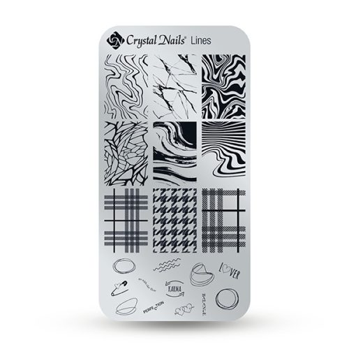 Crystal Nails - KÖRÖMNYOMDA  LEMEZ - LINES - ÚJ!