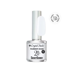 Crystal Nails - 2S SMARTGUMMY HEMA FREE RUBBER BASE GEL - NR2 - MILKY WHITE - 13ML - THF   Crystal Nails - 2S SMARTGUMMY HEMA FREE RUBBER BASE GEL - NR2 - MILKY WHITE - 13ML - THF