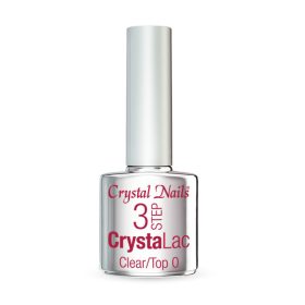 Crystal Nails - 3 STEP CrystaLac - Clear/Top 0 - 8ml
