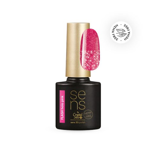SENS - SENS HEMA FREE 3G POLISH - FLASH HOLO PINK - 4ML - THF