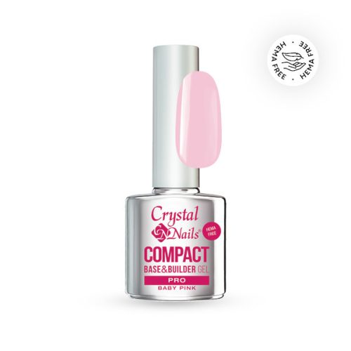 Crystal Nails - COMPACT BASE PRO - BABY PINK - 8ml - THF