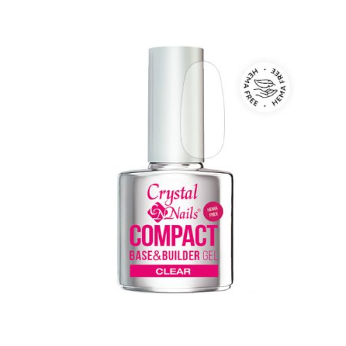 Crystal Nails - COMPACT HEMA FREE BASE GEL - CLEAR - 13ML - THF
