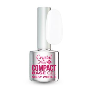 Crystal Nails - COMPACT BASE GEL MILKY WHITE 2 - 8ML