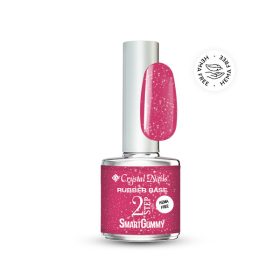   Crystal Nails - 2S - SMARTGUMMY HEMA FREE RUBBER BASE GEL - NR20 - SUNSHINE PINK - 8ML