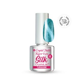 Crystal Nails - TIGER EYE - SILK CRYSTALAC - TURQUOISE - 4ML