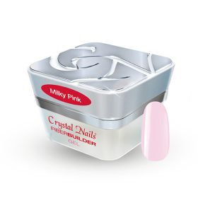 Crystal Nails - FIBER BUILDER GEL - MILKY PINK - 15ML