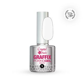 Crystal Nails - GRAFFIX POKING GEL - WHITE - 01 - 4ML