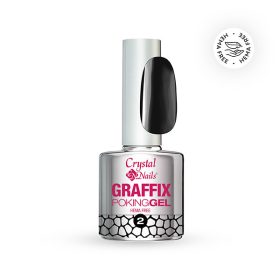 Crystal Nails - GRAFFIX POKING GEL - BLACK - 02 - 4ML