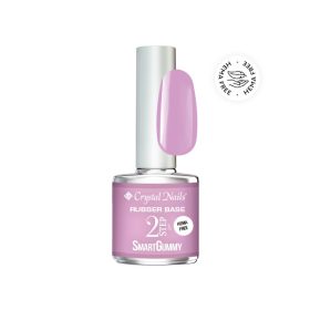   Crystal Nails - 2S - SMARTGUMMY HEMA FREE RUBBER BASE GEL - NR22 - PASTEL ORCHID - 8ML 