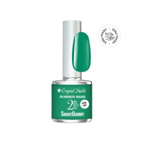   Crystal Nails - 2S - SMARTGUMMY HEMA FREE RUBBER BASE GEL - NR32 - GLOWY JUNGLE - 8ML