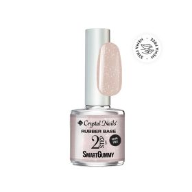   Crystal Nails - 2S - SMARTGUMMY HEMA FREE RUBBER BASE GEL - NR49 - SHIMMER ECRU - 8ML 