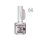Crystal Nails - 2S - SMARTGUMMY HEMA FREE RUBBER BASE GEL - NR52 - SILVER CLOUD - 8ML 