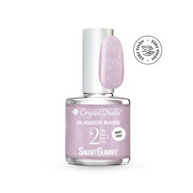   Crystal Nails - 2S - SMARTGUMMY HEMA FREE RUBBER BASE GEL - NR05 - SHIMMER CANDY - 13ml