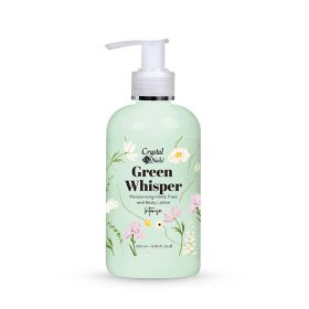   Crystal Nails - MOISTURISING HAND, FOOT AND BODY LOTION - GREEN WHISPER - INTENSE - 250ML