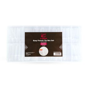 Crystal Nails - EASY FRENCH XTREME TIP BOX - 150DB