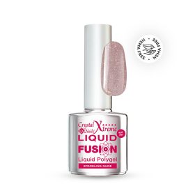 Crystal Nails -  LIQUID FUSION - SPARKLING NUDE - 8ML