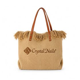 Crystal Nails - BOHO BEACH STRANDTÁSKA - BEIGE