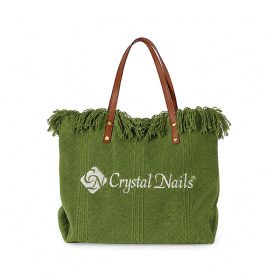 Crystal Nails - BOHO BEACH STRANDTÁSKA - OLIVE