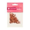 Crystal Nails -  METÁL KÖRÖMGYÖNGY UTÁNTÖLTŐ - FÉLGYÖNGY - ROSEGOLD 3MM