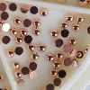 Crystal Nails -  METÁL KÖRÖMGYÖNGY UTÁNTÖLTŐ - FÉLGYÖNGY - ROSEGOLD 3MM