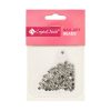 Crystal Nails -  METÁL KÖRÖMGYÖNGY UTÁNTÖLTŐ - FÉLGYÖNGY - SILVER 3MM